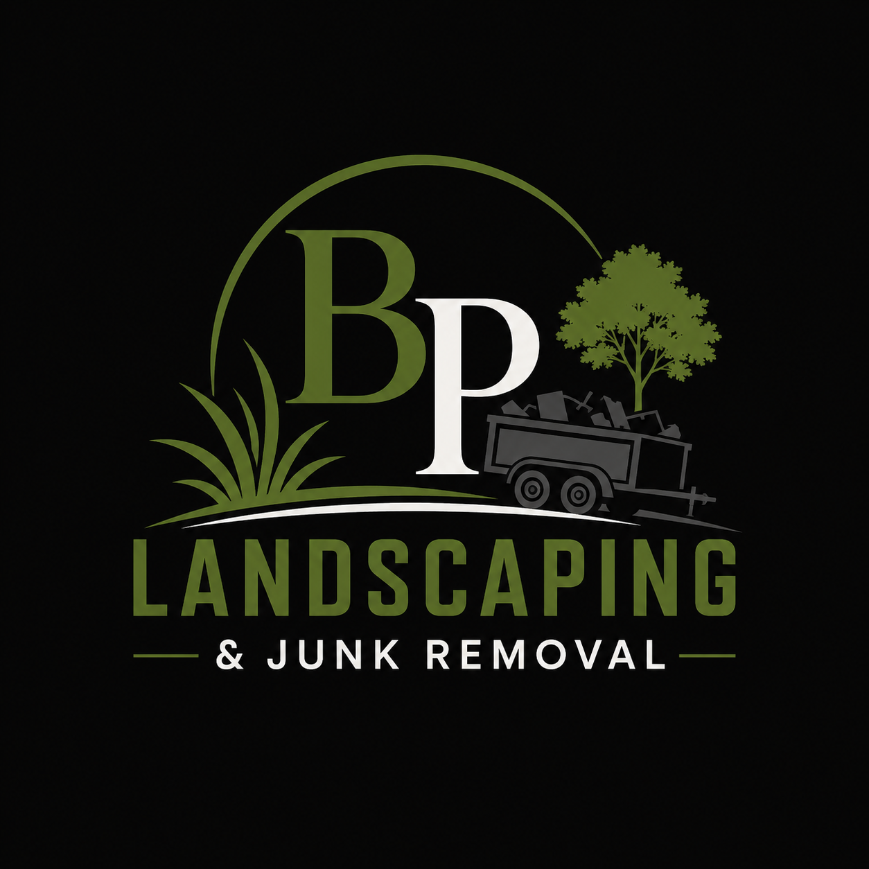 BP Landscaping & Junk Removal logo
